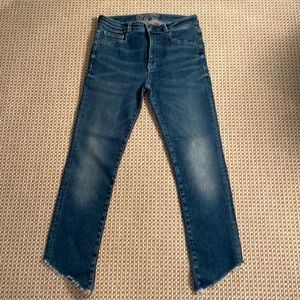 Acynetic Loren Skinny Cropped Asymmetric Jeans